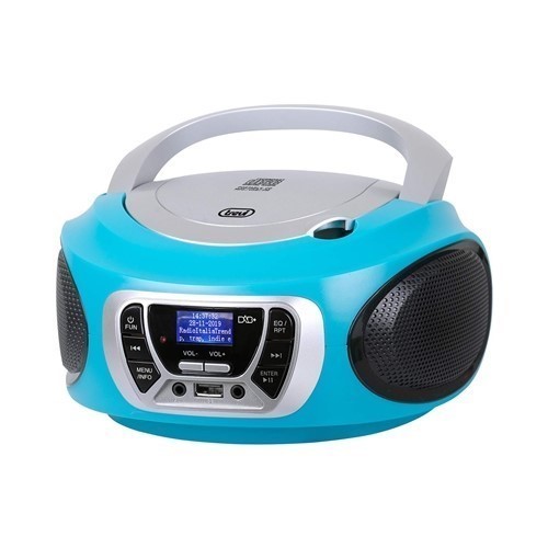 RADIO CD TREVI CMP510 AZUL TURQUESA